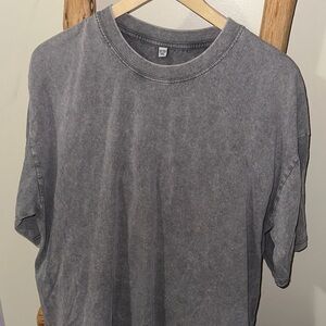 Gray stone wash T-shirt